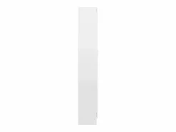 Outlet vidaxl Armario de libros contrachapada brillo 82,5x30,5x185,5cm Blanco