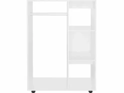 Clearance Armario de madera de ingeniería 80x40x110 cm ES303091 Armario Abierto, Vestidor