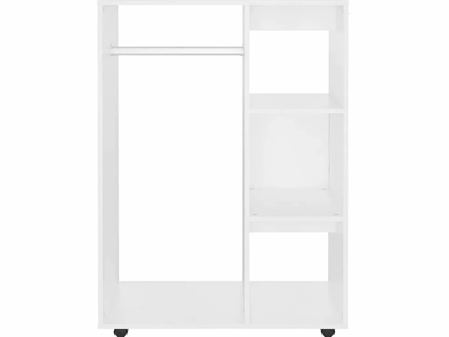 Clearance Armario de madera de ingeniería 80x40x110 cm ES303091 Armario Abierto, Vestidor