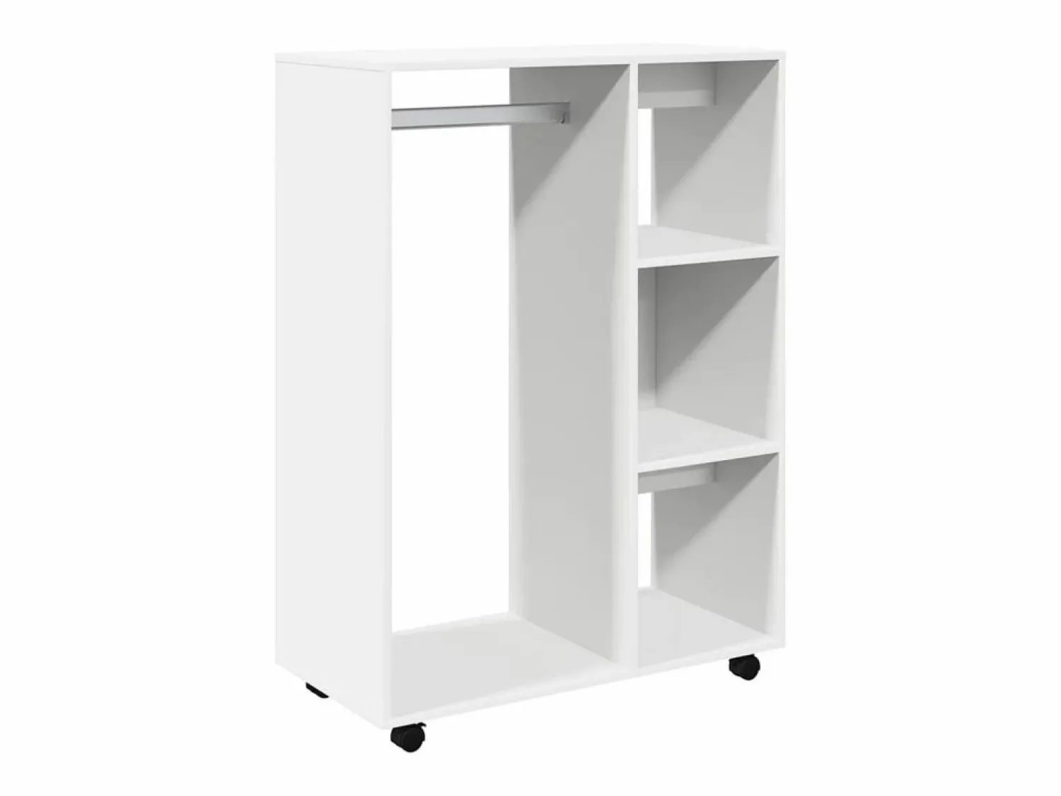 Clearance vidaxl Armario de madera de ingeniería 80x40x110 cm Blanco