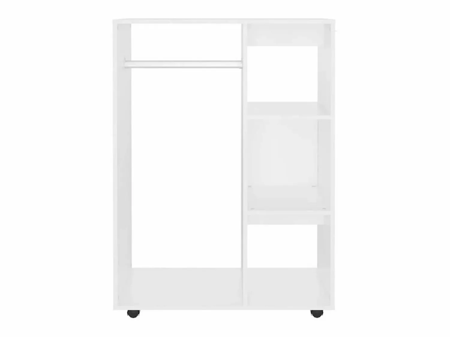 Clearance vidaxl Armario de madera de ingeniería 80x40x110 cm Blanco