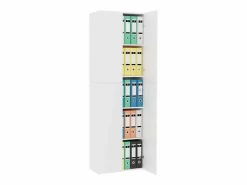 Discount Armario de oficina de 60 x 32 x 190 cm de madera de ingeniería Armario Oficina