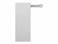 Outlet vidaxl Armario de oficina de acero claro 90x40x102 cm Gris