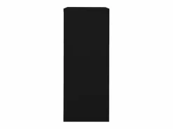 Outlet Armario de oficina de acero 90x40x102 cm ES825072 Negro