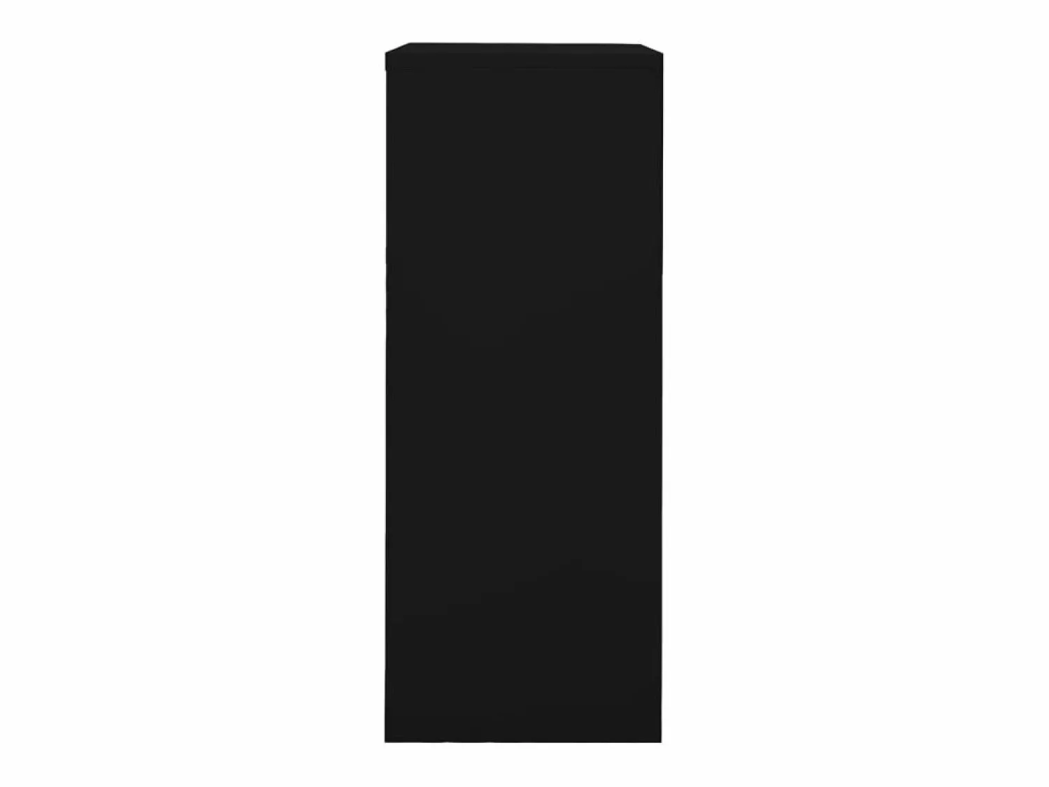 Outlet Armario de oficina de acero 90x40x102 cm ES825072 Negro
