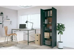 Clearance Armario de oficina de madera contrachapada 60x32x190 cm Armario Oficina