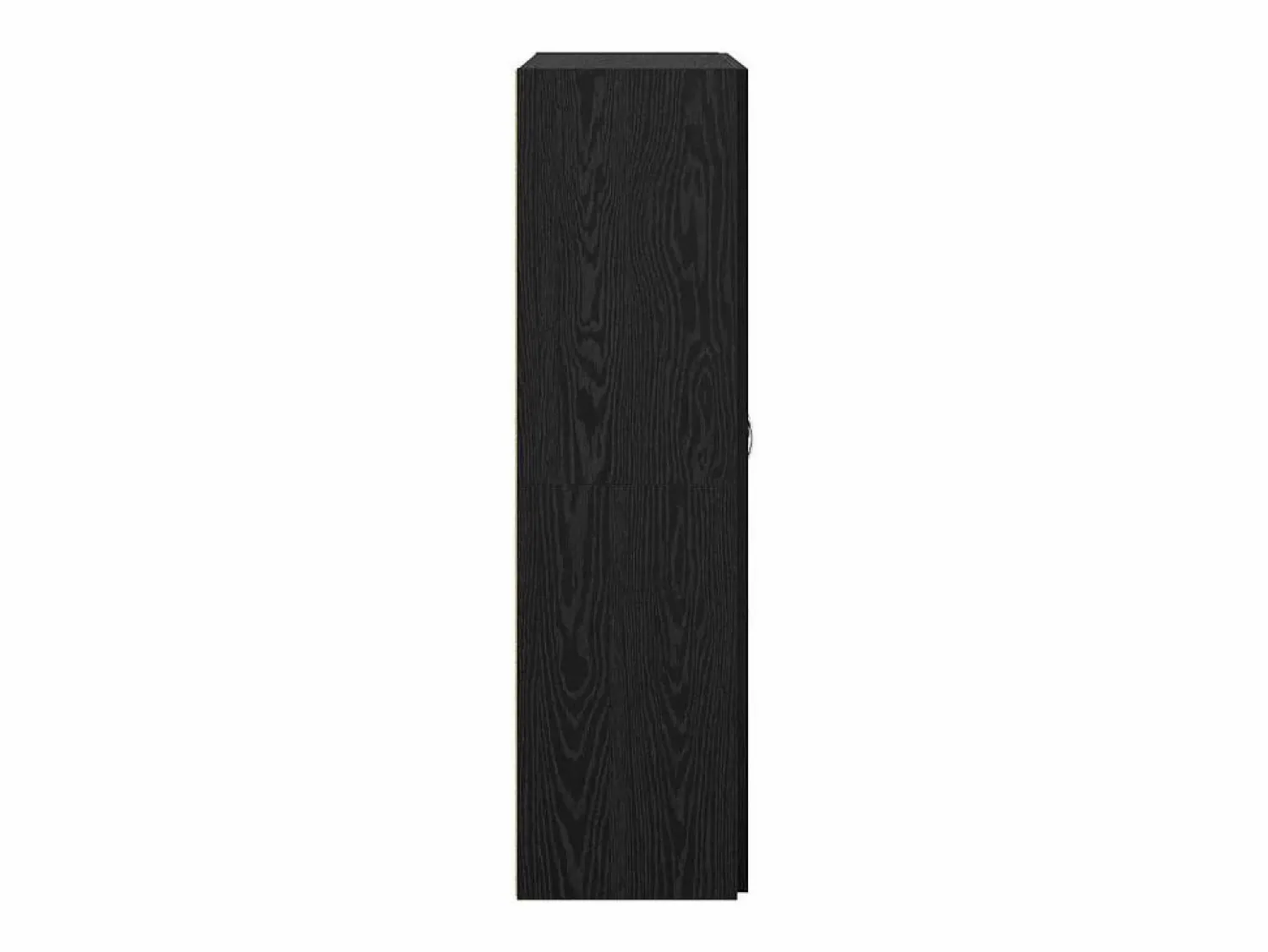 Armario de oficina de roble negro de 60 x 32 x 115 cm de madera de ingeniería