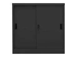 Online Armario de oficina puerta corredera acero antracita 90x40x90cm ES336471 Armario Oficina