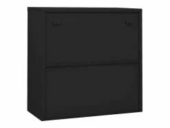 Online Armario de oficina puerta corredera acero antracita 90x40x90cm ES336471 Armario Oficina