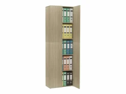 Armario de oficina roble Sonoma 60x32x190 cm Madera de ingeniería