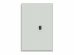 Armario de oficina 90x40x140 cm Acero Gris