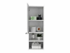 TuHome Armario de Pared baño Mila, con estantes 30CM L X 25.5CM P X 81CM A