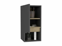 Online Armario de Pared de Baño Laurent, con estantes 62 CM A X 30.1 CM An X 33 CM P. Plomo / Duna Columna De Baño