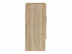 Best Armario de pared madera contrachapada roble sonoma 60x31x70 cm Mueble De Pared Para Baño