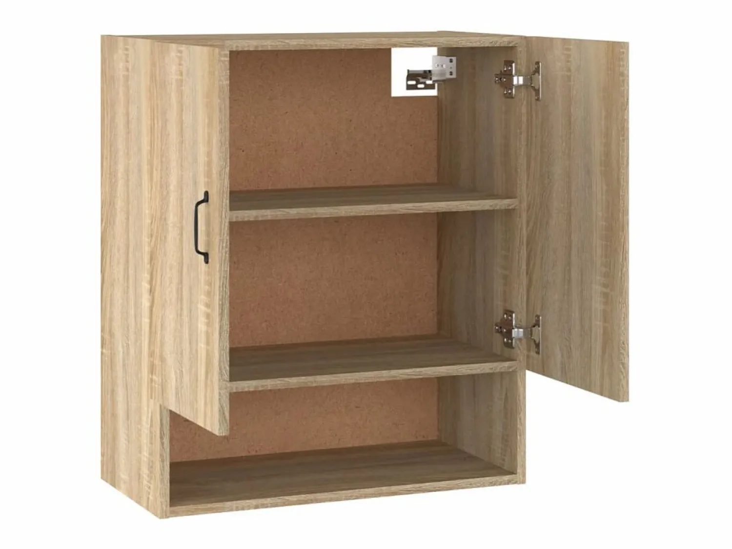 Best Armario de pared madera contrachapada roble sonoma 60x31x70 cm Mueble De Pared Para Baño