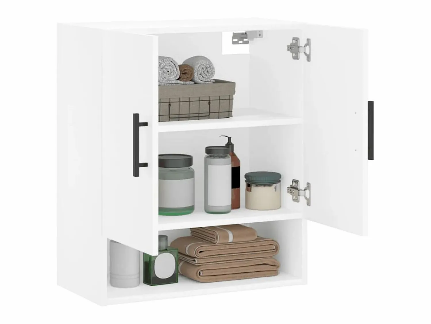 Outlet vidaxl Armario de pared madera de ingeniería 60x31x70 cm Blanco