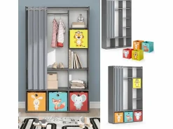 Vicco Armario de ropa para niños 105.8x38x178.1 luigi