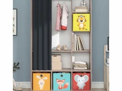Outlet Armario de ropa para niños sonoma 105.8x38x178.1 luigi Muebles Niño