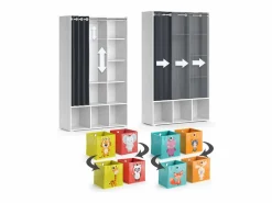 Discount Armario de ropa para niños 105.8x38x178.1 luigi Muebles Niño