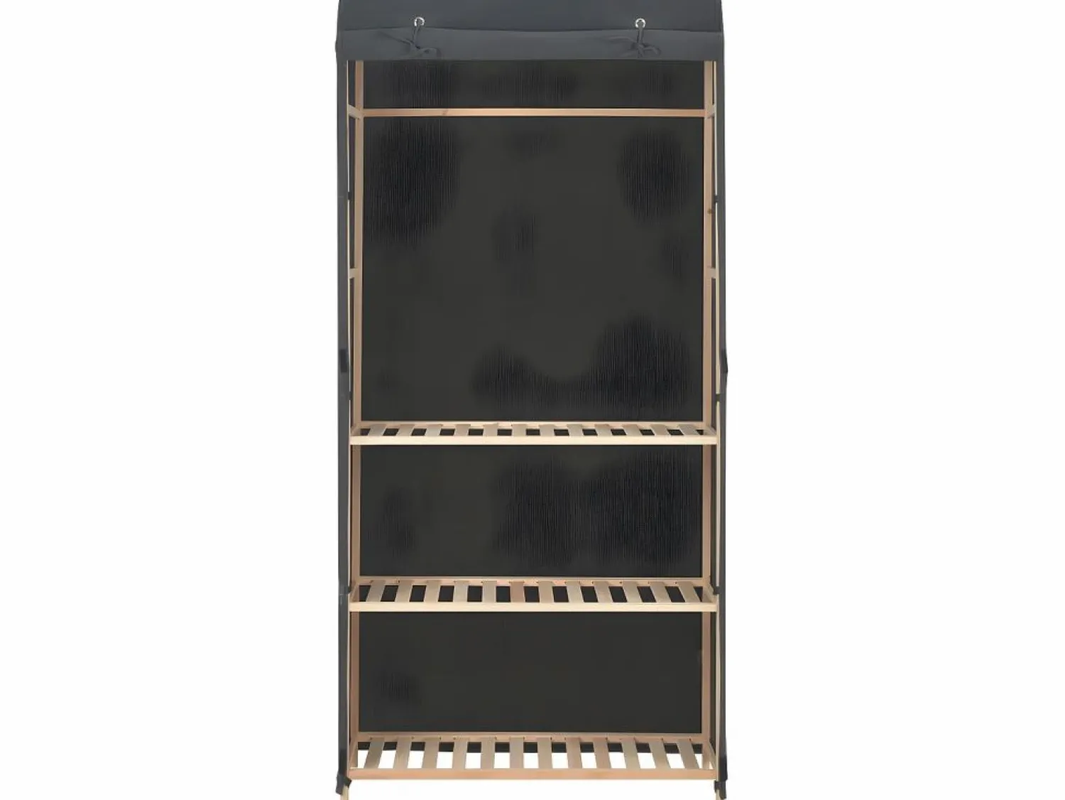 Discount Armario de tela de 3 niveles 79x40x170 cm ES637878 Armario Abierto, Vestidor