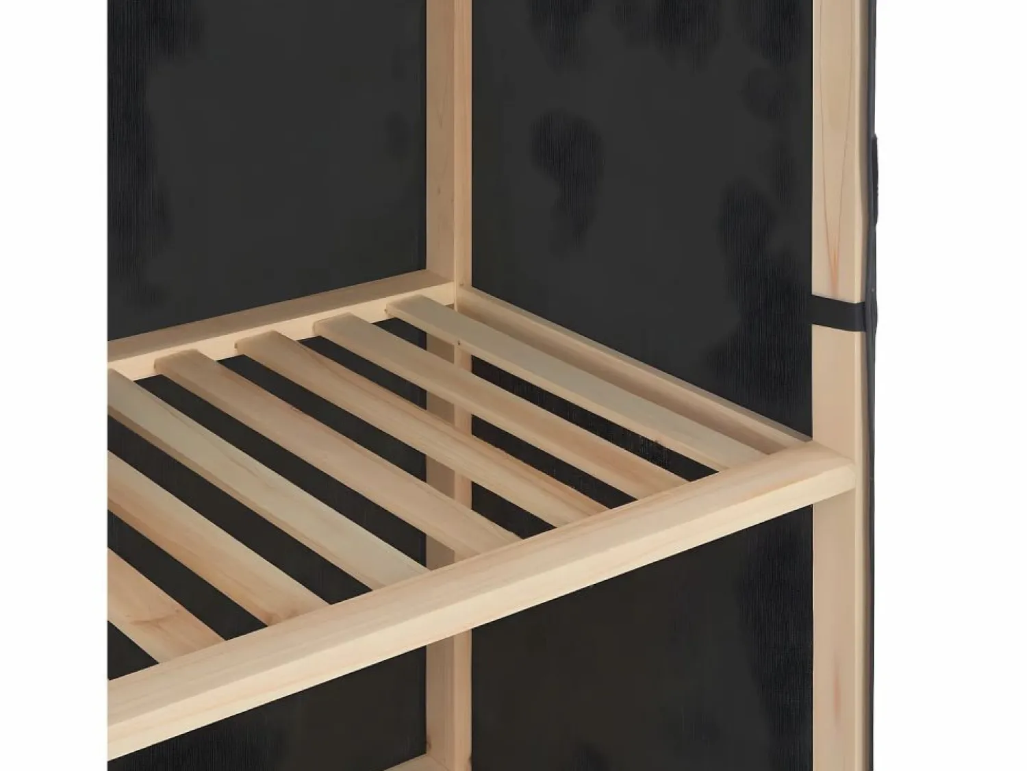 Discount Armario de tela de 3 niveles 79x40x170 cm ES637878 Armario Abierto, Vestidor