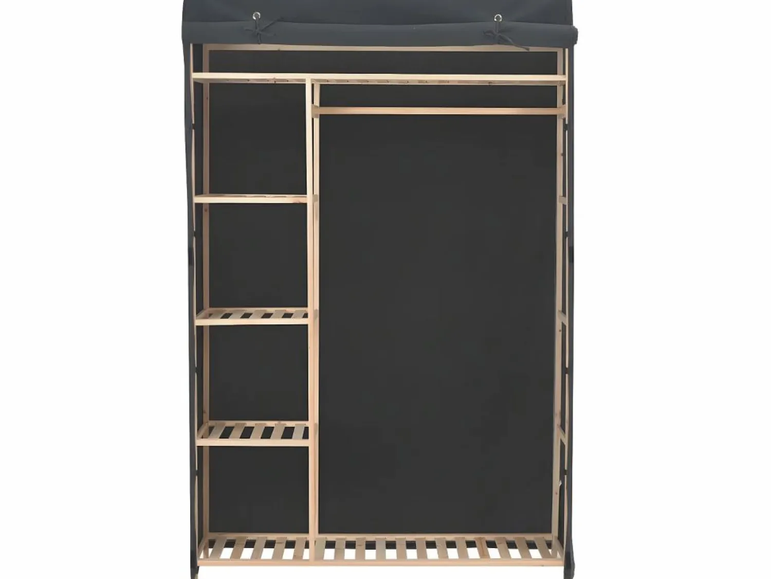 Armario de tela 110x40x170 cm ES938407 Armario Abierto, Vestidor