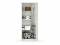Hot Armario Escobero Multiusos 1 Estante Ajustable 180x80x35 cm Armario Oficina