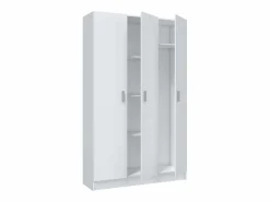 Armario escobero multiusos tres puertas cocina 109x180x37 cm