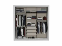 Vente-unique Armario espejo y puertas correderas ROXANE –