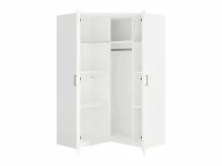 Outlet Armario esquinero de 2 puertas BELOMY, 117 cm de ancho, Armario