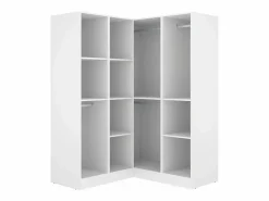 Armario esquinero Essen 4 puertas batientes 184x133x131 cm Armario
