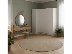 Armario esquinero Essen 4 puertas batientes 184x173,5x90,5 cm