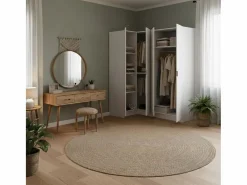 Armario esquinero Essen 4 puertas batientes 184x173,5x90,5 cm