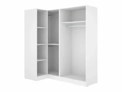 Armario esquinero Essen 4 puertas batientes 184x173,5x90,5 cm