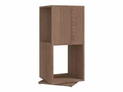Clicnbuy Armario giratorio aglomerado roble Sonoma 34,5x34,5x75,5 cm