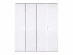 Outlet Armario grande 4 puertas dormitorio 180x200x52 cm Blanco