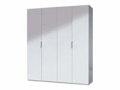 Outlet Armario grande 4 puertas dormitorio 180x200x52 cm Blanco