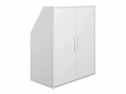 Discount Armario inclinado para techo abuhardillado de 2 puertas en color - ADEZIO Armario Para Buhardilla|Mueble De Almacenaje