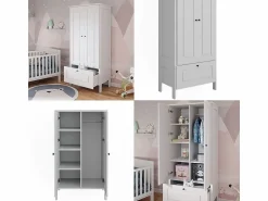 Outlet Armario infantil 83.3x53.4x187 ajaton Muebles Niño|Armario