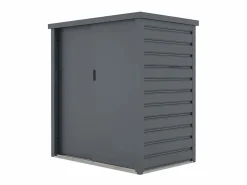 New Vente-unique Armario jardín acero galvanizado gris Medidas Ancho 120 x Prof. 80 x Alt. 131 cm - REIVAX Gris antracita