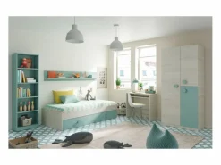 Loungitude Armario juvenil de 3 puertas Enjoy