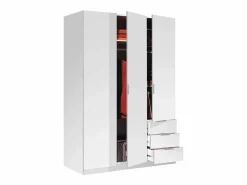 Loungitude Armario LC 3 puertas + 3 cajones 180x121x52 cm