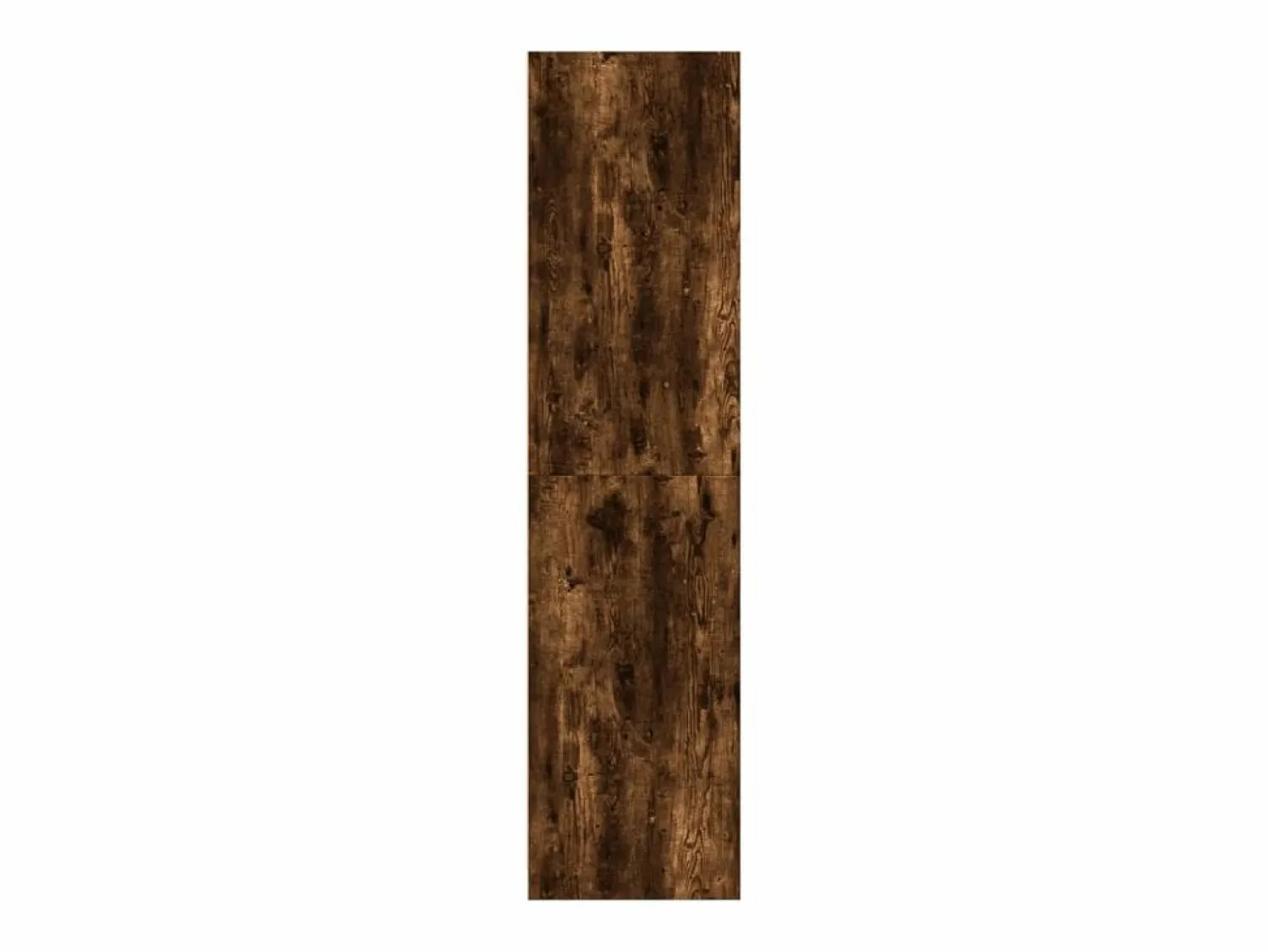 Clearance Armario madera contrachapada color roble ahumado 100x50x200 cm ES660985 Marru00f3n
