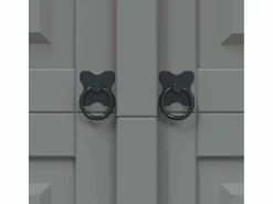Outlet vidaxl Armario madera de pino Mexicano estilo Corona 2 Puertas Gris