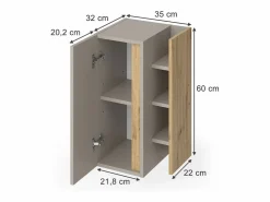 Vicco Armario mediano cachemira 35x32x60 edelin