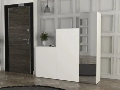 Outlet Armario modular con 1 espejo y 3 puertas - TELEZA Armario De Entrada