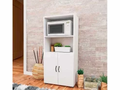 Catter house Armario Multiusos CATTERHOUSE Atenas 143 de 60x32x143 cm con 2 Baldas, 2 Puertas Inferiores y de Color