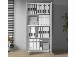 Clearance Armario multiusos Easy con 2 puertas mate 79,20x38x166 cm Armario Oficina