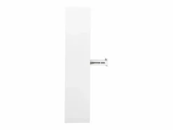 vidaxl Armario oficina acero vidrio templado 90x40x180 cm
