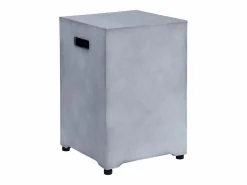 Vente-unique Armario para bombona de gas rectangular gris para gas en MGO - SEROZA Gris claro
